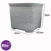 Klio Laundry Basket BN Weave Short KL-H001-R | The Nest Attachment Parenting Hub